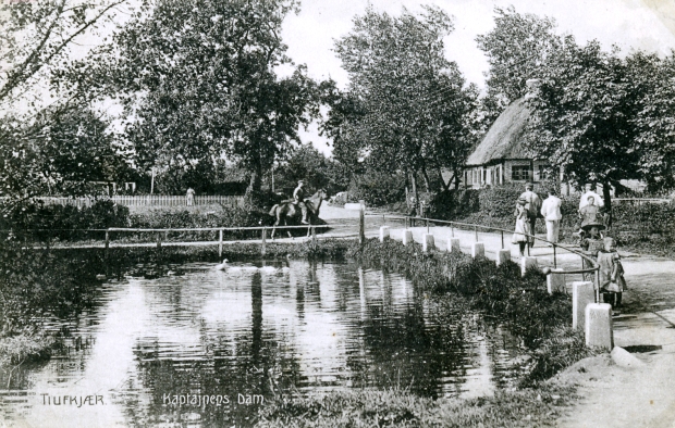 Kaptajns Dammen 1912, Postkort