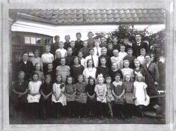 Håstrup skole ca 1922. Fotograf ukendt.