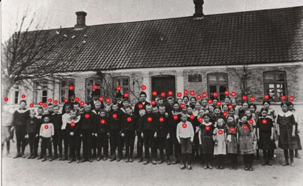 Smidstrup skole omkring 1915